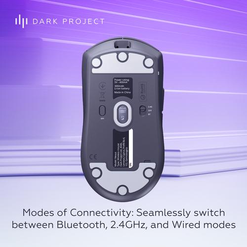 Dark Project DPP_Novus_BG muis Gamen Ambidextrous RF Wireless + USB Type-C Optisch 26000 DPI - Image 8