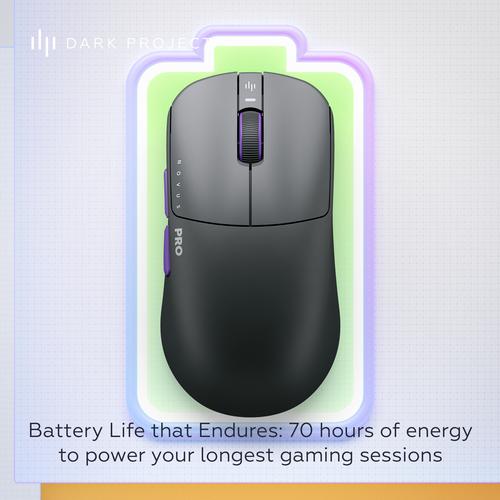 Dark Project DPP_NOVUS_PRO_BB muis Gamen Ambidextrous RF Wireless + USB Type-C Optisch 26000 DPI - Image 10