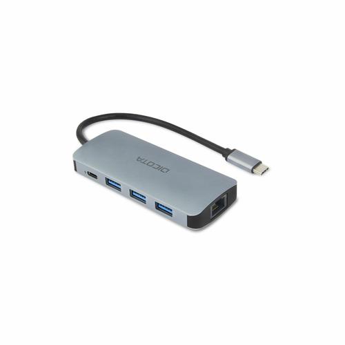 DICOTA D32062 interface hub USB Type-C Zilver - Image 2
