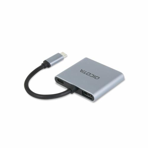 DICOTA D32063 dockingstation voor mobiel apparaat Tablet/smartphone/laptop Zilver - Image 2