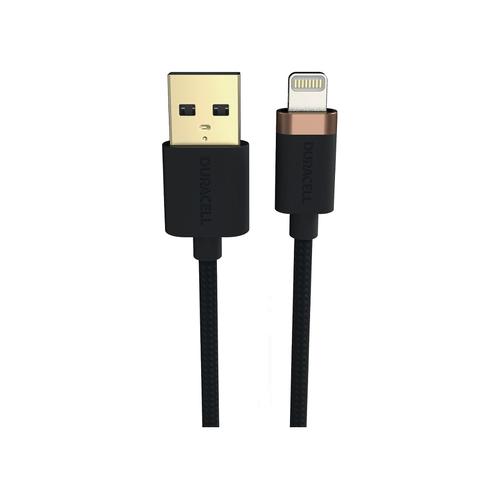 Duracell USB8012A Lightning-kabel Zwart - Image 2