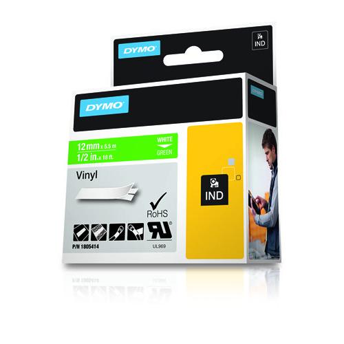 DYMO 1805414 labelprinter-tape Wit op groen - Image 2