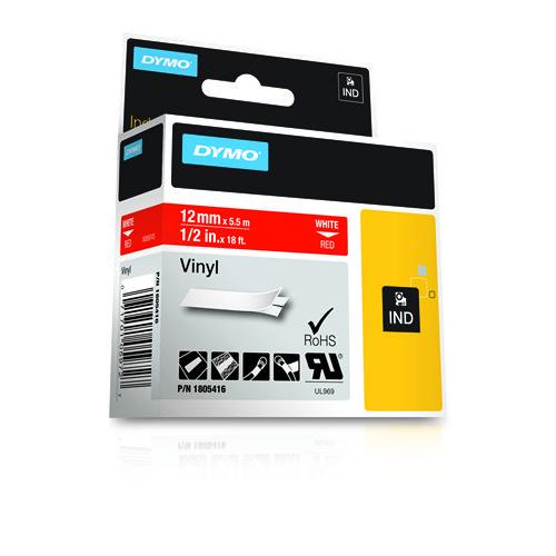 DYMO 1805416 labelprinter-tape Wit op rood - Image 3