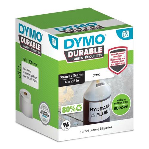 DYMO Durable Wit Zelfklevend printerlabel