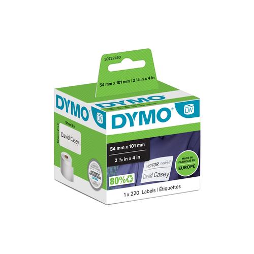 DYMO LW - Verzending/naambadgelabels - 54 x 101 mm - S0722430 - Image 1