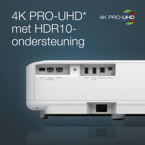 Epson EH-LS650W 4K PRO-UHD smart laserprojector, 3600 lumen, scherm van maximaal 120 inch - Image 4