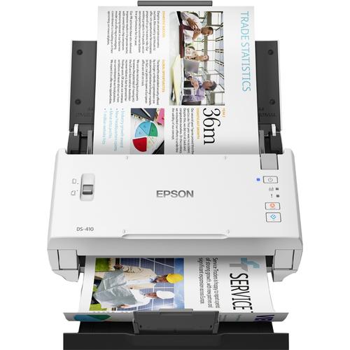 Epson WorkForce DS-410 compacte zakelijke sheet-fed A4-scanner met automatische documentinvoer voor 50 vellen en Document Capture Pro-software