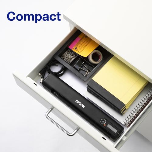 Epson WorkForce ES-60W, snelle draadloze mobiele A4-scanner met Wi-Fi-connectiviteit, ScanSmart-technologie en LCD-scherm - Image 4