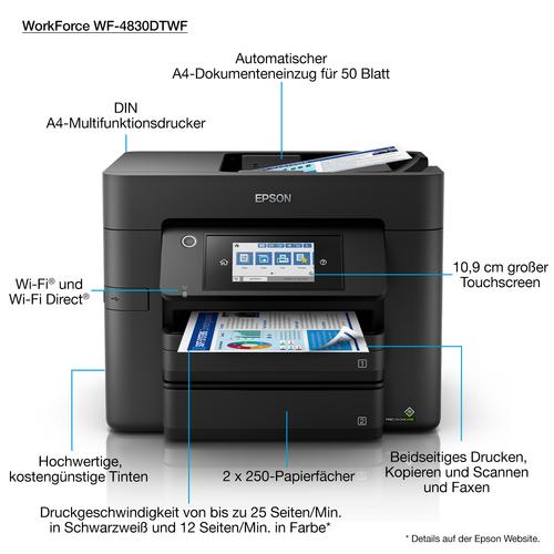 Epson WorkForce Pro WF-4830DTWF - Image 4