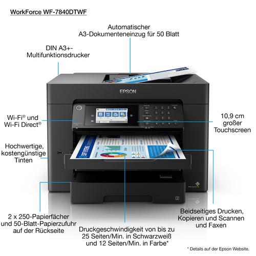 Epson WorkForce Pro WorkForce WF-7840DTWF - Image 4