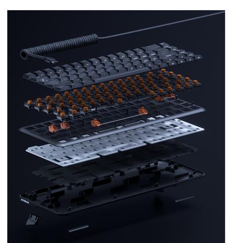 Fnatic STREAK65 LP toetsenbord Gamen USB QWERTY US International Zwart - Image 7