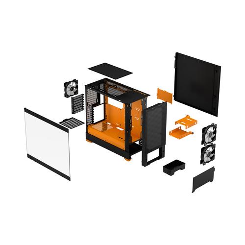 Fractal Design Pop Air Tower Zwart, Oranje - Image 4