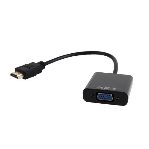 Gembird A-HDMI-VGA-03 video kabel adapter 0,15 m HDMI Type A (Standaard) VGA (D-Sub) Zwart