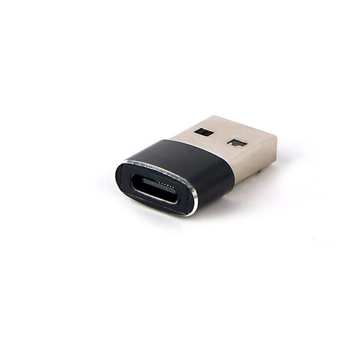 Gembird A-USB2-AMCF-02 tussenstuk voor kabels USB A USB C Zwart - Image 2