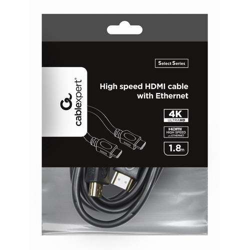 Gembird CC-HDMI4L-6 HDMI kabel 1,8 m HDMI Type A (Standaard) Zwart - Image 2
