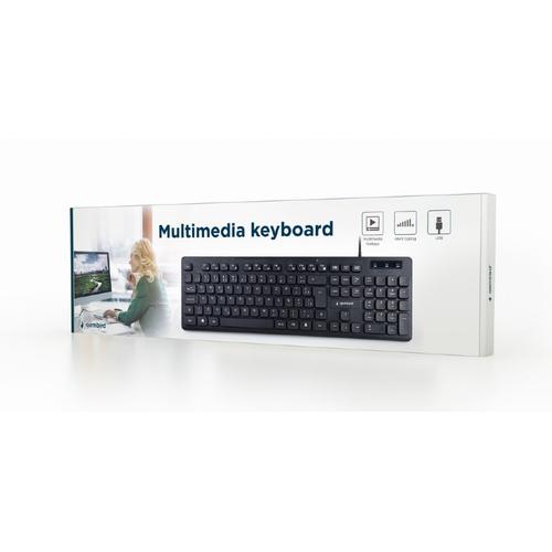 Gembird KB-MCH-04-DE toetsenbord Universeel USB QWERTZ Duits Zwart - Image 2