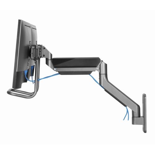 Gembird Laikiklis Adjustable wall 2-display mounting arm 17-32inch iki 8kg - Image 3