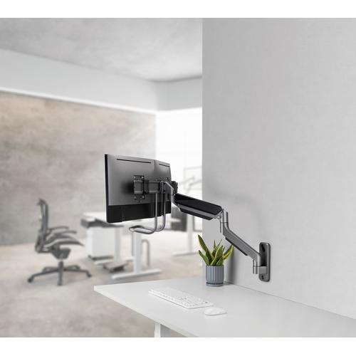 Gembird Laikiklis Adjustable wall 2-display mounting arm 17-32inch iki 8kg - Image 4