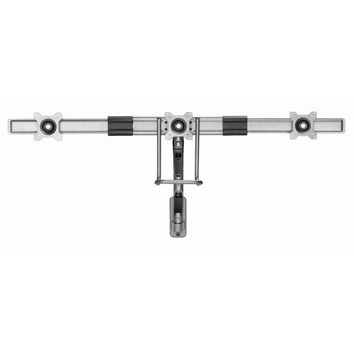 Gembird Monitorarm met gasveer voor 3 monitoren (wandmontage), space grey - Image 4