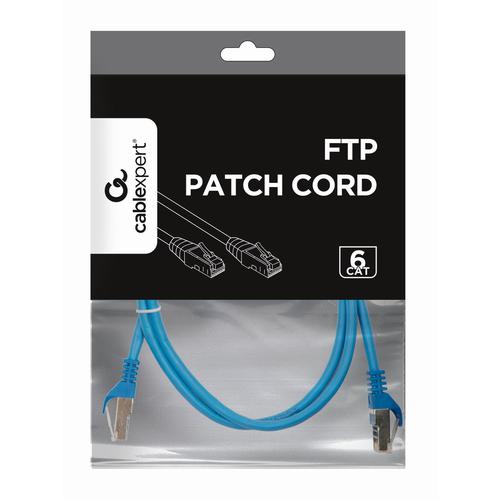 Gembird Patch Cord Cat.6 UTP 1m netwerkkabel Blauw Cat6 U/UTP (UTP) - Image 4