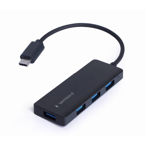 Gembird UHB-CM-U3P4-02 laptop dock & poortreplicator Bedraad USB 3.2 Gen 1 (3.1 Gen 1) Type-C Zwart - Image 2