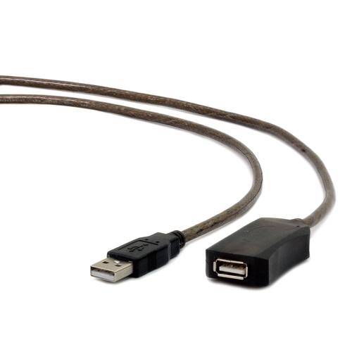 Gembird USB A/USB A M/F 10m USB-kabel USB 2.0 Zwart - Image 2