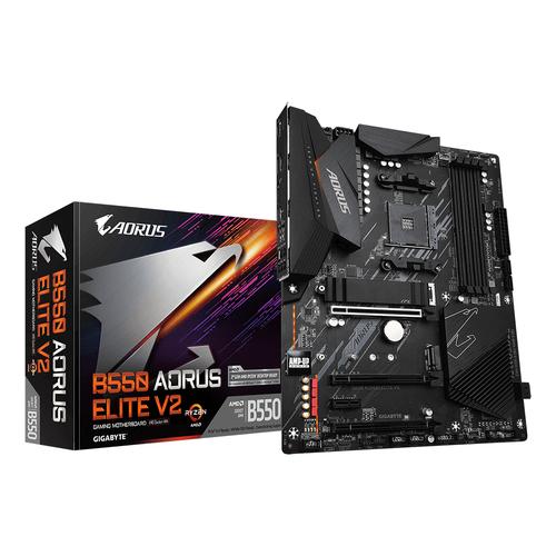 GIGABYTE B550 AORUS ELITE V2 moederbord AMD B550 Socket AM4 ATX - Image 1