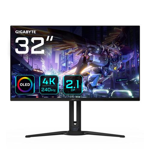 GIGABYTE FO32U2P computer monitor 80 cm (31.5") 3840 x 2160 Pixels 4K Ultra HD OLED Zwart - Image 1