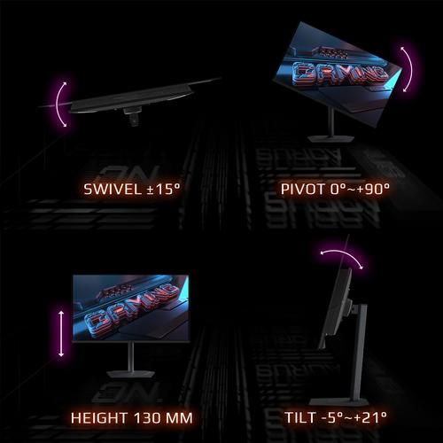 GIGABYTE MO32U computer monitor 80 cm (31.5") 3840 x 2160 Pixels 4K Ultra HD OLED Zwart - Image 6