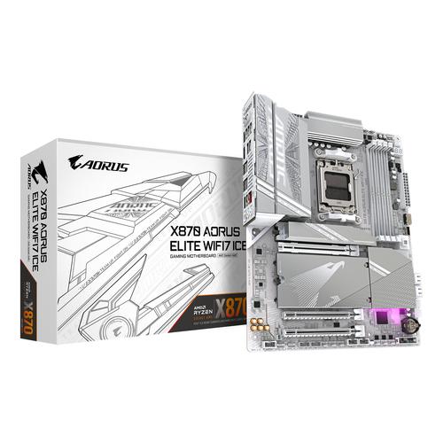GIGABYTE X870 AORUS ELITE WIFI7 ICE AMD X870 Socket AM5 ATX