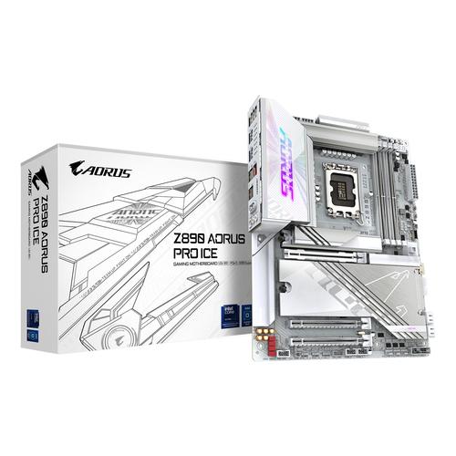 GIGABYTE Z890 AORUS PRO ICE moederbord Intel Z890 LGA 1851 (Socket V1) ATX - Image 1