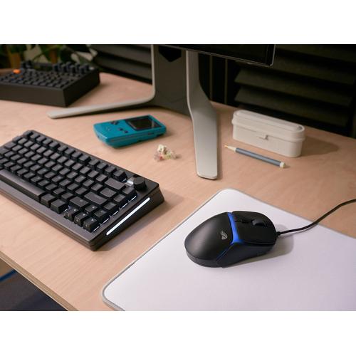 Glorious Gaming - bekabelde gamingmuis Model D3 - Ultralicht 57 g, optische knoppen met klikrate van 130M, 30K DPI BAMF 3.0-sensor, 750 IPS-tracking, 50G-versnelling, ondersteunt elk griptype - Zwart - Image 6