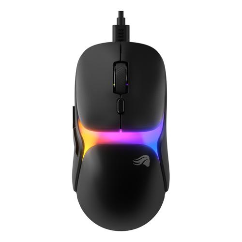Glorious Gaming - bekabelde gamingmuis Model O3 - Ultralicht 54 g, optische knoppen met klikrate van 130M, 30K DPI BAMF 3.0-sensor, 750 IPS-tracking, 50G-versnelling, ondersteunt elk griptype - Zwart