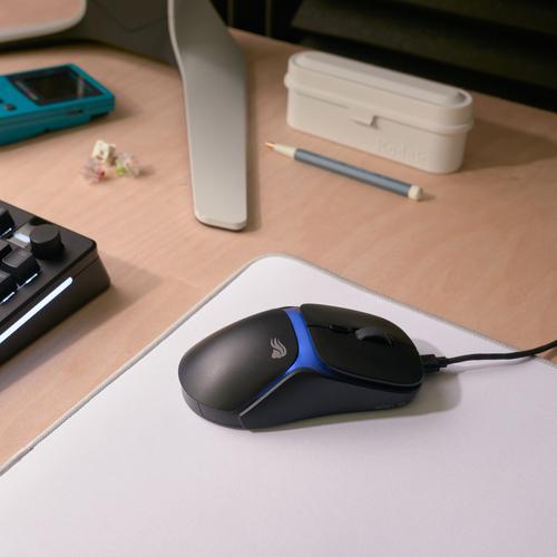 Glorious Gaming - bekabelde gamingmuis Model O3 - Ultralicht 54 g, optische knoppen met klikrate van 130M, 30K DPI BAMF 3.0-sensor, 750 IPS-tracking, 50G-versnelling, ondersteunt elk griptype - Zwart - Image 2