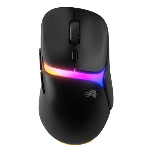 Glorious Gaming - draadloze gamingmuis Model D3 - Uitwisselbaar InfinitePlay-batterijsysteem, 8k polling, 130M click optische schakelaars, licht gewicht van 69 g, 30K DPI optische sensor, RGB - Zwart - Image 1