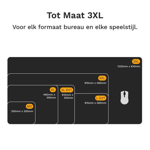 Glorious Gaming GLO-MP2-CLTH-EGL-3XL-BLK muismat Game-muismat Zwart - Image 8