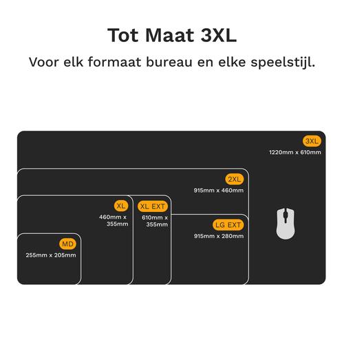 Glorious Gaming GLO-MP2-CLTH-STC-XL-BLK muismat Game-muismat Zwart - Image 9