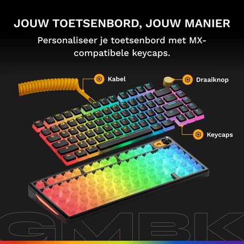 Glorious Gaming Glorious GMBK 75% customizable RGB-toetsenbord - Image 2