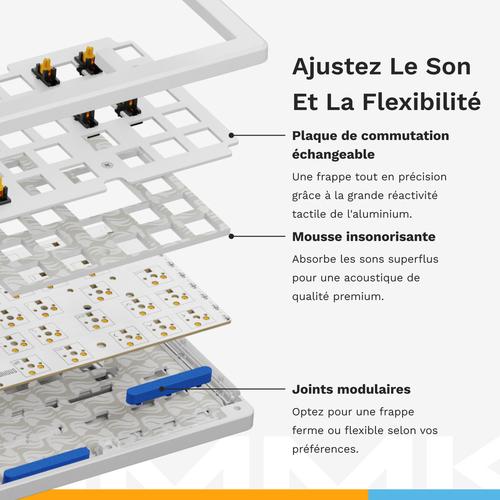 Glorious Gaming GMMK 3 100% Prebuilt toetsenbord Gamen USB QWERTY Amerikaans Engels Wit - Image 10