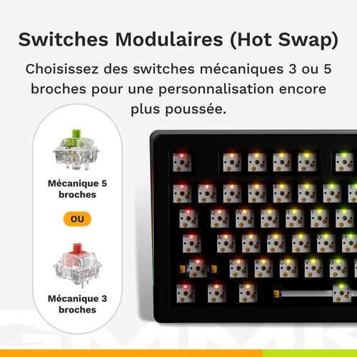 Glorious Gaming GMMK 3 100% Prebuilt toetsenbord Gamen USB QWERTY Amerikaans Engels Zwart - Image 8