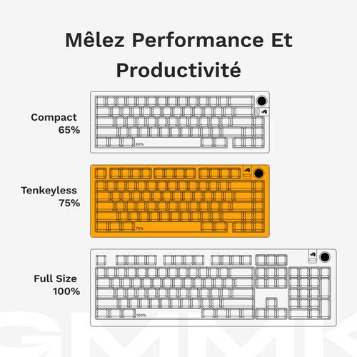 Glorious Gaming GMMK 3 75% Barebones toetsenbord Gamen USB Nee Zwart - Image 7