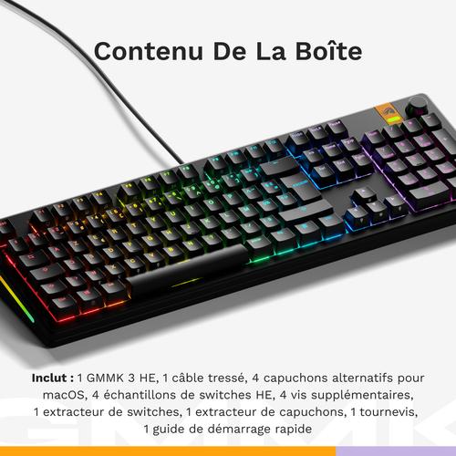 Glorious Gaming GMMK 3 HE 100% Prebuilt toetsenbord Gamen USB AZERTY Frans Zwart - Image 2