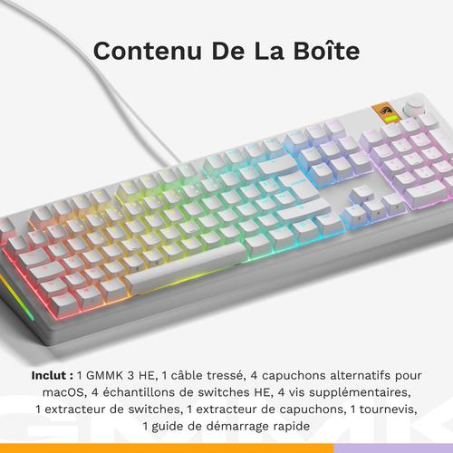 Glorious Gaming GMMK 3 HE 100% Prebuilt toetsenbord Gamen USB QWERTY Amerikaans Engels Wit - Image 2