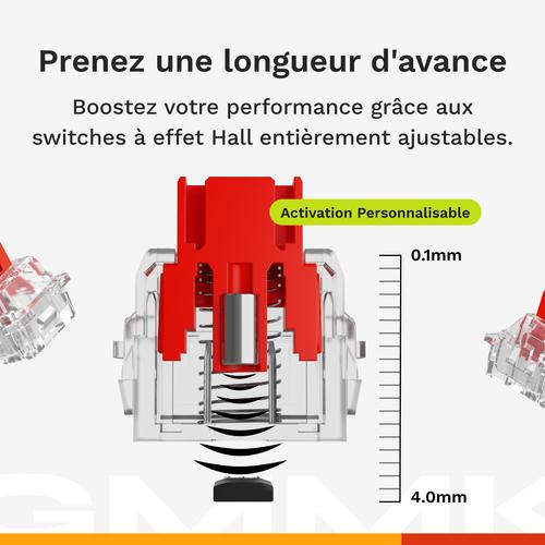 Glorious Gaming GMMK 3 HE 100% Prebuilt toetsenbord Gamen USB AZERTY Frans Wit - Image 8