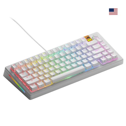 Glorious Gaming GMMK 3 HE 75% Prebuilt toetsenbord Gamen USB QWERTY Amerikaans Engels Wit - Image 1