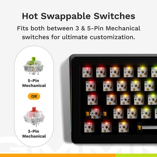 Glorious Gaming GMMK 3 PRO 65% Prebuilt toetsenbord Gamen USB QWERTY Amerikaans Engels Zwart - Image 3