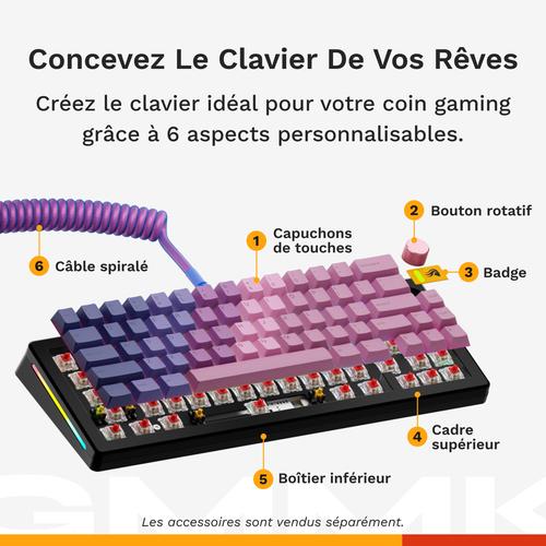 Glorious Gaming GMMK 3 PRO 65% Prebuilt toetsenbord Gamen USB QWERTY Amerikaans Engels Zwart - Image 7