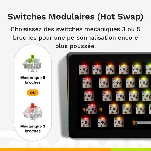 Glorious Gaming GMMK 3 PRO 65% Prebuilt toetsenbord Gamen USB QWERTY Amerikaans Engels Zwart - Image 9