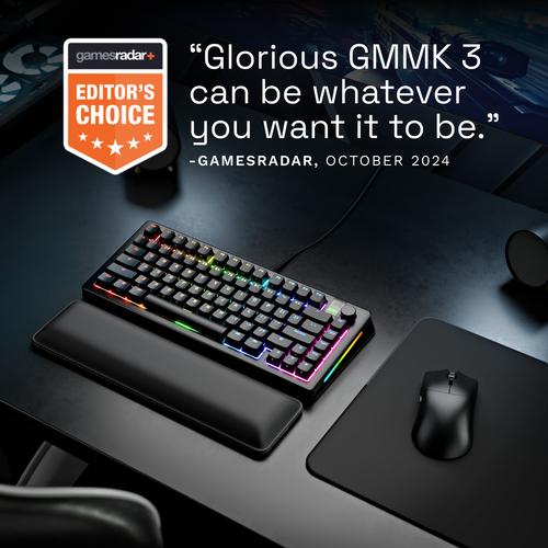 Glorious Gaming GMMK 3 PRO 75% Prebuilt toetsenbord Gamen USB AZERTY Frans Zwart - Image 2