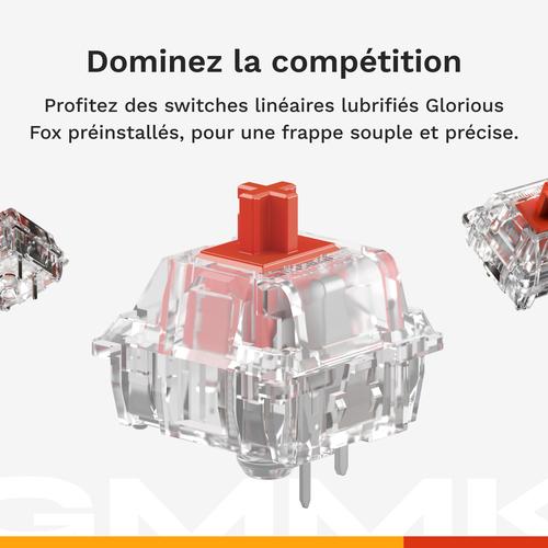 Glorious Gaming GMMK 3 PRO 75% Prebuilt toetsenbord Gamen USB AZERTY Frans Zwart - Image 10